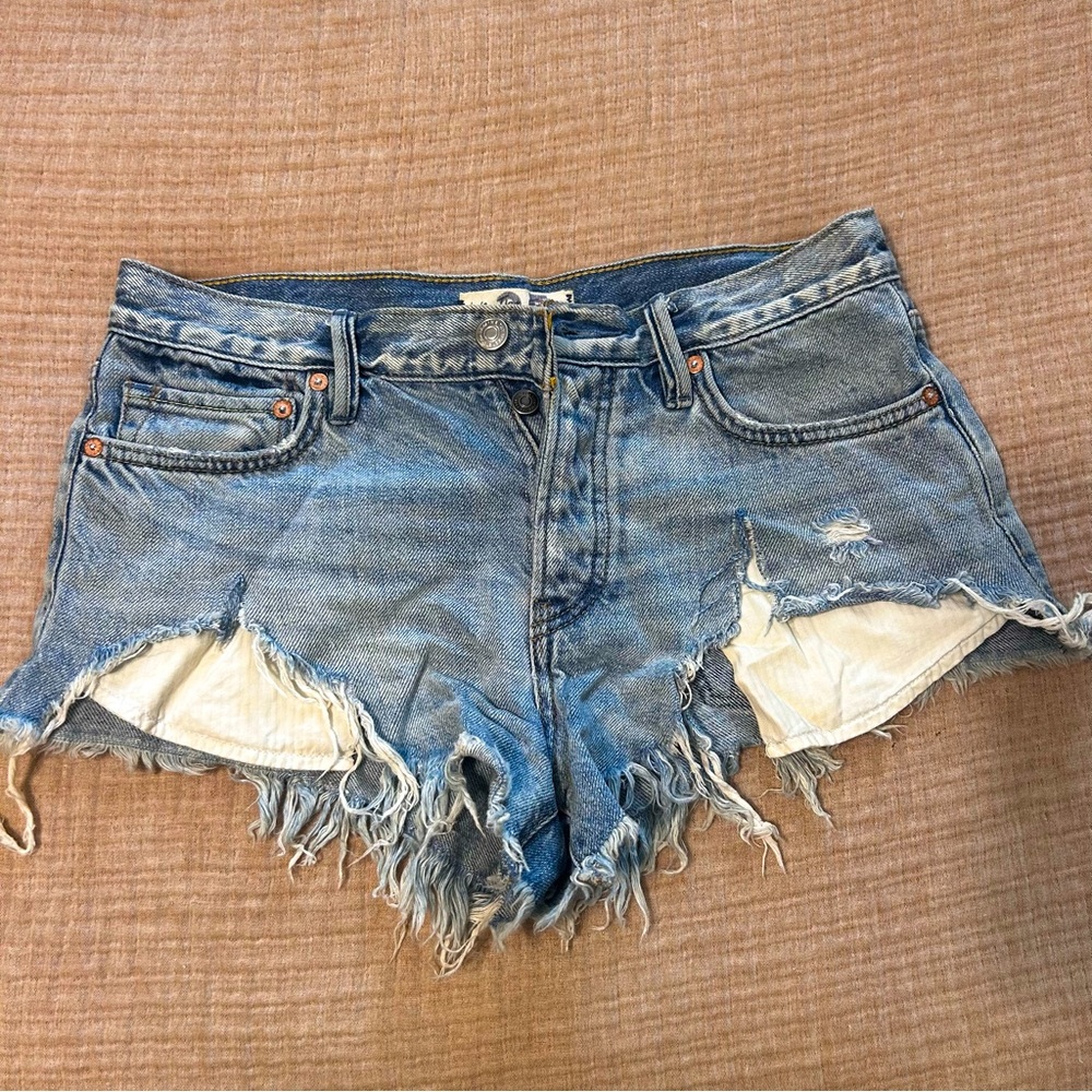 Free People Denim Women Shorts